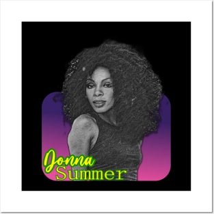 Donna Summer -- Retro Style Fan Art Posters and Art